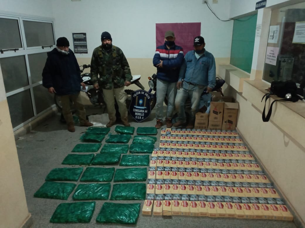 Cargamento de coca valuado en mas de 200 mil pesos.